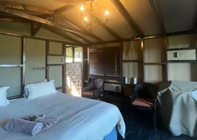 Kingfisher Tent (Glamping Tent 3) Bedroom