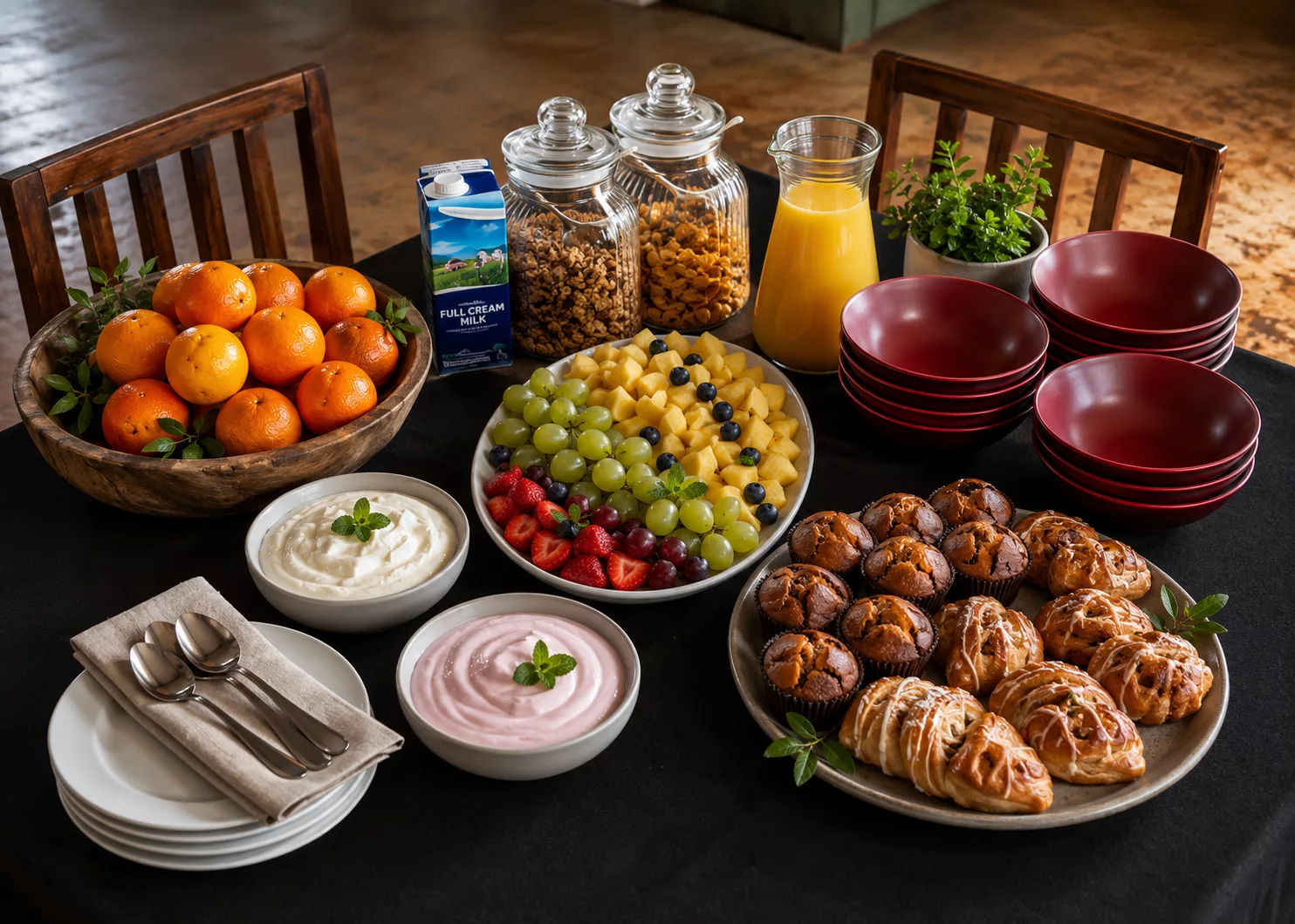 Huntshoek Conference Buffet Table