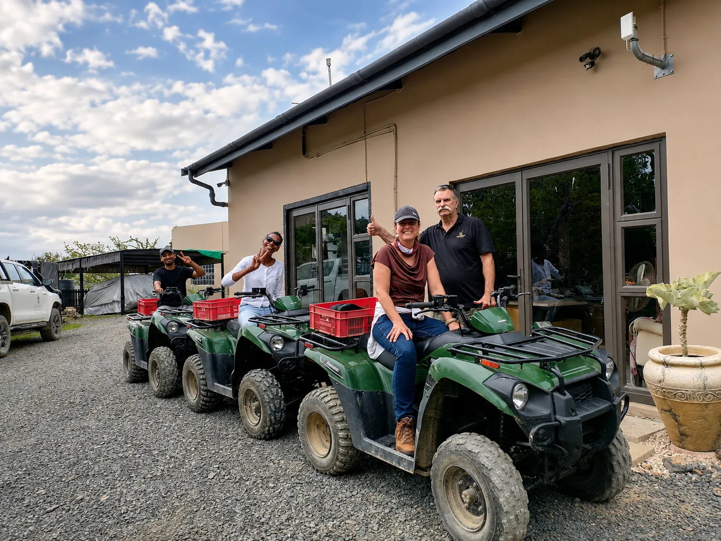 Quad Biking at Huntshoek